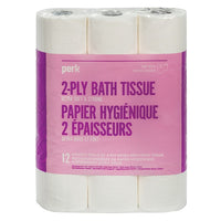 Papier hygiénique Perk, paquet de 12-le paquet de 12 vous permet d'avoir toujours suffisamment de papier hygiénique à portée de main