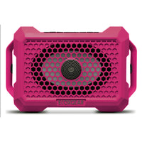 Ecoxgear - Enceinte Bluetooth portable Defender - Rose guerrier-Conception robuste et étanche IP67 : Résiste entièrement à la poussière, aux chocs et flotte sur l'eau, idéal pour le camping, le nautisme ou la plage