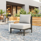 Zuo - Horizon Fauteuil d’appoint - Gris-Supporte jusqu'à 280 lb