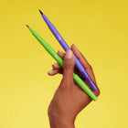Paper Mate - Flair - Stylos-feutres doubles - Pointes pinceau et moyennes (0,7 mm) - Assortiment - paquet de 8-6