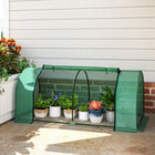 Outsunny - serre de jardin mini 79 po x 39 po x 32 po-Idéale pour prolonger la saison de croissance des plantes et les protéger des intempéries extrêmes  
