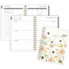 Mead - Agenda  Abeille scolaire hebdomadaire/mensuel 2026-2027 couverture rigide - 8 ½ po x 6 po - Multicolore - bilingue-Reliure à double spirale
