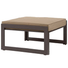 Modway - Fortuna Terrasse extérieure Ottoman in Moka brun-Cadre en aluminium revêtu de poudre