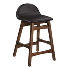 Modway - Juno Tabouret de comptoir - Brown - Ensemble de 2-Tabouret de comptoir en bois du milieu du siècle
