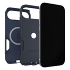 OtterBox - Étui Commuter MagSafe avec Contrôle de la Caméra pour iPhone 17 Air - Bleu Riverside-DROP+ | 3 fois plus de chutes que la norme militaire (MIL-STD-810G 516.6)