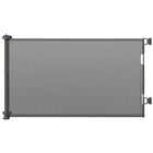 PawHut - Barrière pour Chien Rétractable avec Maille Pliable pour Maison - Gris-Peut s'adapter aux ouvertures de moins de 59,1 po (150 cm) – parfait pour les escaliers, les couloirs et les corridors