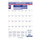 AT-A-GLANCE – Calendrier mural mensuel 2027 – 17 po H x 12 po l – bilingue-12 mois : janvier 2027 à decembre 2027