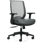 Offices to Go - Fauteuil à basculement synchro Lumi - Gris foncé-Fauteuil à basculement synchro