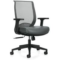 Offices to Go - Fauteuil à basculement synchro Lumi - Gris foncé-Fauteuil à basculement synchro