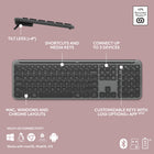 Logitech - MK955 Signature Slim ensemble clavier et souris sans fil - Graphite-Entièrement compatible avec Windows 11