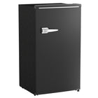 HOMCOM - Mini-réfrigérateur rétro 3,1 pi³ avec thermostat réglable - noir-La capacité de 85 L (3,1 pi³) offre un espace suffisant pour stocker des articles facilement 