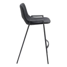 Zuo - Desi Tabouret de comptoir - Noir - Ensemble de 2-Garantie limitée de 3 ans