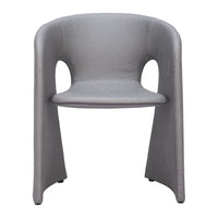 Zuo - Rosyth Chaise de salle à manger - Gris ardoise-Polyester doux et chaleureux
