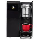 Keurig - K-3550 Cafetière commerciale-Le bouton bleu SUR GLACE prépare du café ou du thé chaud sur glace au réglage de 6 oz INTENSE pour un goût plus corsé pouvant résister à la fonte des glaçons. Ne pas utiliser un contenant en verre lors de l’infusion sur glace