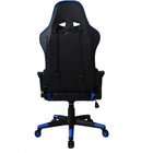 Nicer Furniture - chaise de jeu de style course - bleu-Le dossier et l’assise ergonomiques favorisent une bonne posture.  