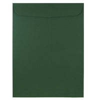 JAM Paper Enveloppes à ouverture au sommet pour catalogue, 9 x 12 po, vert foncé, 25/paquet (31287529)-9 x 12 po
