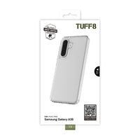 TUFF8 - Samsung Galaxy A36 - Étui transparent - transparent-Fabriqué en polycarbonate de haute qualité