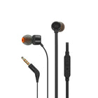 JBL – Écouteurs intra-auriculaires Tune 110, noir-Télécommande à 1 bouton avec microphone