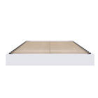 Nexera - Lit plateforme Queen, Blanc-Accommode un matelas standard de format Queen.  Sommier non requis. Capacité de charge: 500 lbs