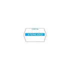 METO - Etiquettes Pour Etiqueteuse Proline 2026 - 9513182 (LOAD NO/STERILIZED etiquettes - 26x16 mm - 2 lignes - adhesives permanentes multi-usages/pour congelateur) - 12 rouleaux-Blanc avec LOAD NO/STERILIZED en texte bleu reflux, 2 lignes d'étiquettes 26x16 mm