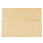  JAM Paper Enveloppes d'invitation parchemin A7 - 5,25 x 7,25 po - Or antique recyclé - paquet de 50-Couleur : Or antique, Les enveloppes présentent une finition parchemin marbré pour une touche élégante