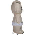 GEMMY - Poupée zombie gonflable animée d'Halloween à tête pivotante - 183 cm x 145 cm-Se gonfle automatiquement en quelques secondes et se dégonfle pour un rangement facile