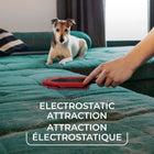 Vileda - Pet Pro Éliminateur de poils - Rouge-Le rinçage sous l’eau tiède permet de libérer les poils, de cette façon, elle reste prête à être réutilisée encore et encore