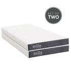Modway - Mila 6 po Mousse Matelas simple - Paquet de 2-Housse en tricot extensible respirant