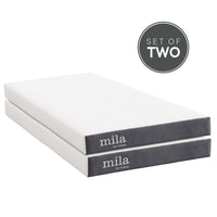 Modway - Mila 6 po Mousse Matelas simple - Paquet de 2-Housse en tricot extensible respirant