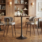 Zuo - Valleta Table de bar - Brun-Matériau: Acier