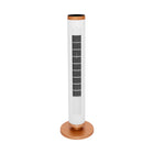 Seville Classics - Ventilateur tour oscillant UltraSlimLine avec éclairage – blanc-3 modes de ventilation : Constant (vitesse de ventilation constante), Sommeil (vitesse qui diminue progressivement), Naturel (vitesse variable pour simuler une brise)
