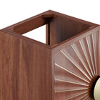 Modway - Daylight 18" Armoire à coiffeuse de salle de bain - Noyer-7