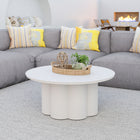 Zuo - Palmier Table basse - Blanc-Capacité de poids maximale: 100