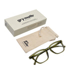 Gry Mattr - Lunettes Engaged écolos anti-lumière bleue +2.00-Offre la protection contre la lumière bleue de tous les écrans numériques. Réduit la fatigue oculaire