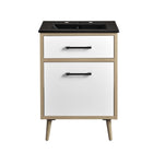 Modway - Maverick 24" Vanette de salle de bain - Chêne noir-9