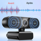 EMEET - Webcam SmartCam C60E Ultra 4K avec deux microphones antibruit IA-Livré avec un cache de confidentialité magnétique