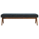 Modway - Lyra 63" Tissu tapis Banc - Azure-7