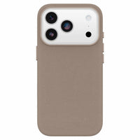 OtterBox - Étui Symmetry Cactus Leather MagSafe avec Contrôle de la Caméra pour iPhone 17 Pro - Bois de Coton Glen (Brun)-Ouverture conçue avec précision pour une interaction facile avec le contrôle de la caméra