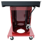 Kenmore - Barbecue au gaz sur piédestal à 3 brûleurs - Rouge-Surface de cuisson totale : 496 pouces carrés