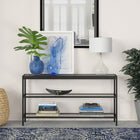 Hudson&Canal - Console Alexis 55" L - Bronze noirci-Nettoyer avec un chiffon doux et sec, sans produits chimiques agressifs ni produits de nettoyage abrasifs