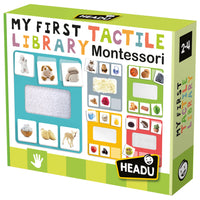 Headu - Montessori Ma première bibliothèque tactile - Ensemble de 35-Développement du sens du toucher
