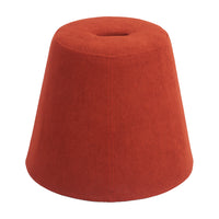 Zuo - Upela Pouf - Rouge-Confortable et durable avec un style contemporain raffiné