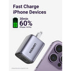 UGREEN - Nexode Chargeur Rapide 45W - 2x USB-C-Compatibilité universelle : Le chargeur mural USB-C est compatible avec Macbook Air, iPad Pro, iPhone 14-8 Series, Samsung Galaxy S23 Ultra-S10 Series, MagSafe, Pixel, Switch et plus d'appareils électroniques USB-C.