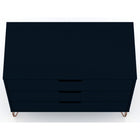 Manhattan Comfort - Rockefeller commode moderne mi-siècle 35,24" - tatiana bleu minuit-10