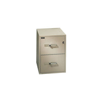 Gardex – Classeur vertical, 2 tiroirs lettre, ignifuge 28 haut. x 16 3/4 larg. x 25 prof. (po), beige (GXGF-252-12-BE)-Classeur vertical à 2 tiroirs d’une profondeur de 25 po, résistant au feu, certifié UL, format lettre
