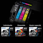 Epson - T202 Cartouche d'encre - Capacité standard - Magenta-Le système d’impression Epson est particulièrement conçu pour être utilisé avec les encres d’origine Epson. L’utilisation d’encres non authentiques peut entraîner des dommages qui ne sont pas couverts par la garantie limitée de l’imprimante