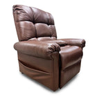 Journey - Fauteuil releveur Perfect Sleep Deluxe Plus 2 zones chauffage et massage Miralux - chocolat-Le design du fauteuil releveur motorisé permet de s’asseoir, de se détendre, de s’incliner et de dormir dans un seul fauteuil