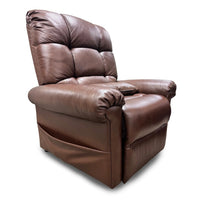 Journey - Fauteuil releveur Perfect Sleep Deluxe Plus 2 zones chauffage et massage Miralux - chocolat-Le design du fauteuil releveur motorisé permet de s’asseoir, de se détendre, de s’incliner et de dormir dans un seul fauteuil
