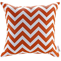 Modway - Terrasse extérieure Oreiller simple - Chevron-Coussin décoratif intérieur/extérieur
