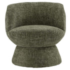 Modway - Vesta Tissu chenille Rembourré Chaise pivotante - Basil-Assemblée requise
